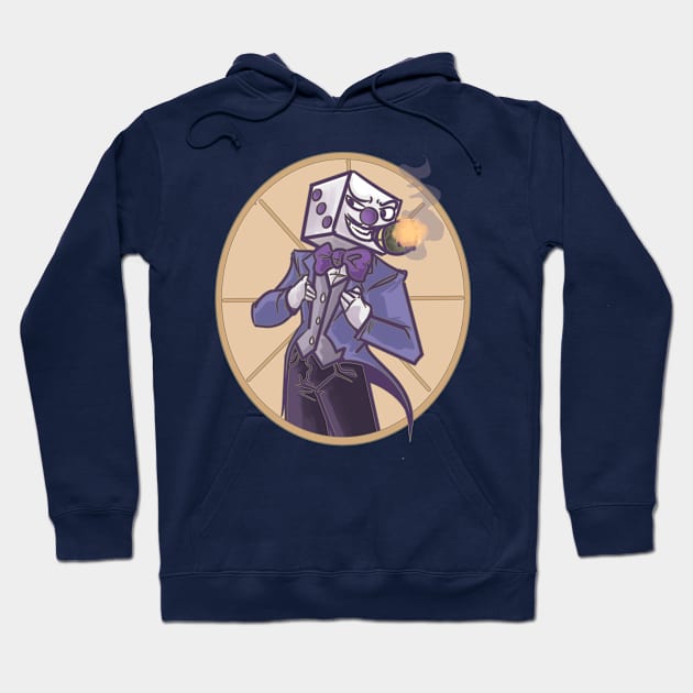 king dice Hoodie by inkpocket